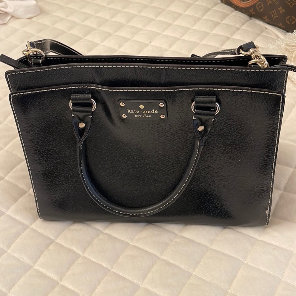 Kate Spade Black, Pebble Grain Purse